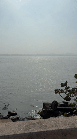 Hazy waterfront scene captured in Coatzacoalcos, Mexico