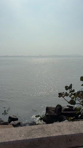 Hazy waterfront scene captured in Coatzacoalcos, Mexico