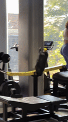 Morning gym workout in North Kuta, Bali