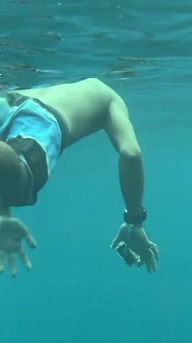 Underwater diving and marine life documented off Nusa Penida