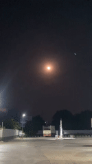 Bright full moon observed over Ban Nong Chak, Thailand
