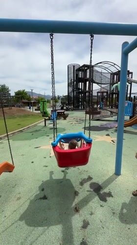 Morning scenes captured at Fethiye playground and park