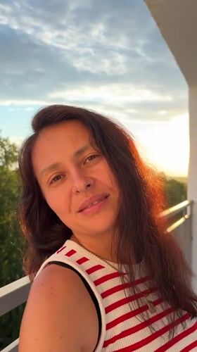 Balcony hang and sunset moment in Chaikovsky, Russia