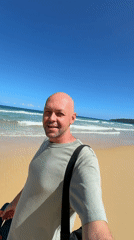 Barefoot on Karon Beach, Andaman Sea calm and clear