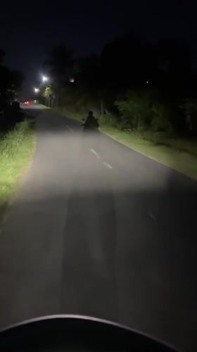 Vehicle journey recorded on road in Selemadeg Timur, Indonesia