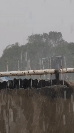Heavy rain drenches residential areas in Sabon Tasha, Nigeria
