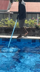 Poolside and yard moments at a Kuta Selatan property