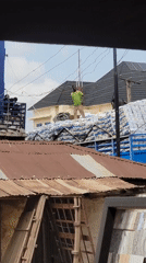 Two men spotted atop loaded truck in Maiburiji, Nigeria
