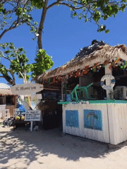 Indonesian beach day documented at Trippy Bar coastal location