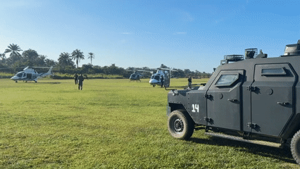 Military helicopters, armored vehicle deployed in Nigerian field