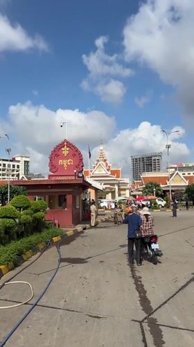Border crossing activity recorded at Cambodia checkpoint facility