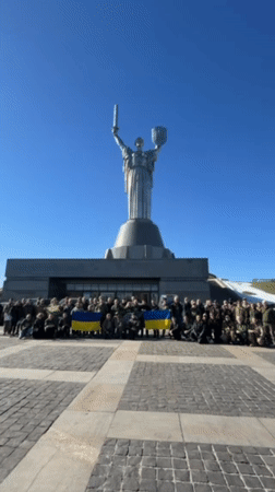 Ukrainian-Norwegian solidarity gathering held in Kyiv public square