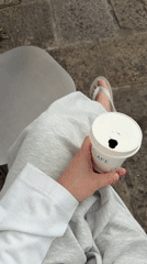 Morning coffee run in Santiago, seagulls included