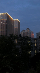 Dusk cityscape documented across Yuzhong District, China
