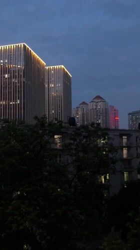 Dusk cityscape documented across Yuzhong District, China