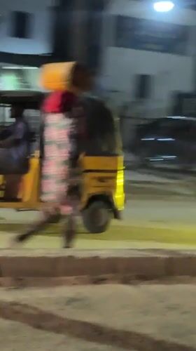 Evening street life documented in Ado, Nigeria