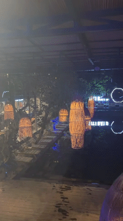 Evening venue scenes captured in Ubud District Indonesia