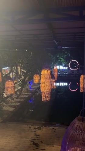 Evening venue scenes captured in Ubud District Indonesia