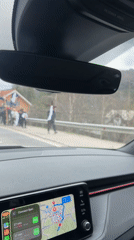 Religious procession with crosses observed in Predeal, Romania