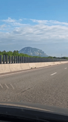 Highway travel documented near Inozemtsevo, Russia