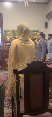 Formal ceremony with speeches and document signing in Quetta