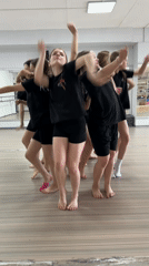 Young dancers practice routines at Votkinsk studio
