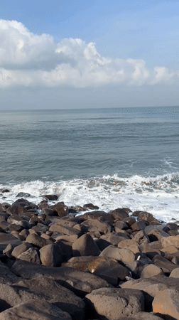 Early morning coastal scenes documented along Mengwi Indonesia shoreline