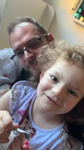 Father, daughter captured in selfie video in Trassem, Germany