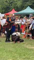 Bulgarian folk festival in Pleven: dancing, costumes, and reenactors