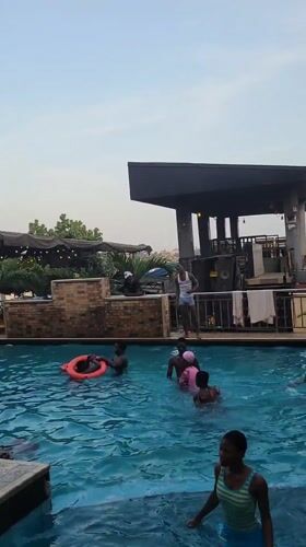 Afternoon Swimming Gathering Draws Crowds to Onitsha Pool