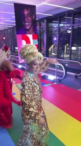 Drag show and mall browsing at Central Phuket on a Saturday afternoon