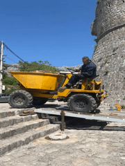 Daily life documented across historic Stari Bar, Montenegro