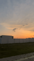 Dramatic Orange Sunset Documented in San Bernardino Tlaxcalancingo