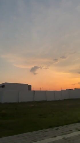Dramatic Orange Sunset Documented in San Bernardino Tlaxcalancingo