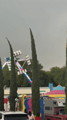 Fairground activity captured in Tepeji del Río, Mexico