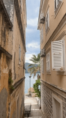 Quiet moments captured in coastal Montenegro village