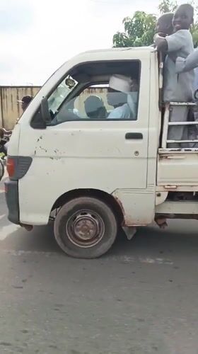 Morning street activity recorded in Shaba Nigeria