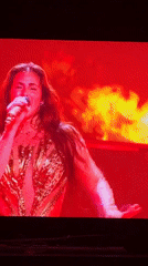 Live music performance features dramatic lighting in Sofia, Bulgaria