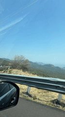 Driver captures sunny mountain drive through Coajomulco, Mexico