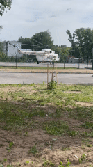 Russian helicopter lands near residential area in Chaikovsky