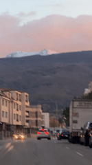 Dog walker documents evening stroll in Sofia Bulgaria