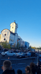 Car event draws crowds in Geiselwind, Germany
