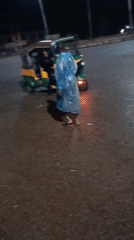 Rainy evening street life captured across Bukuru, Nigeria