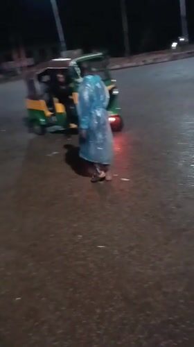 Rainy evening street life captured across Bukuru, Nigeria