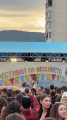 Outdoor music festival draws crowds in Shumen, Bulgaria
