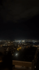 Witness documents nighttime panoramic views of Sofia from elevated position