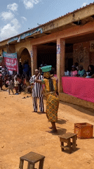 Traditional cultural performances draw community gathering in Riyom, Nigeria