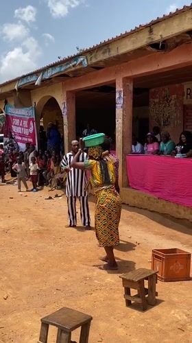 Traditional cultural performances draw community gathering in Riyom, Nigeria