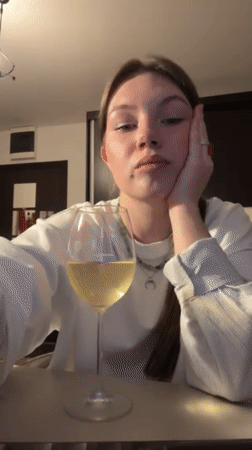 Young woman documented in multiple photos across Belgrade district