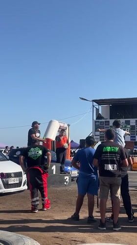 Drag racing event concludes with podium ceremony in Arica